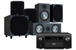 Denon AVC-X8500HA AV Receiver with Monitor Audio Bronze 100 AV Speaker Pack