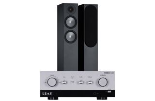 LEAK Stereo 130 Integrated Amplifier with Monitor Audio Bronze 200 Speakers (6th Gen)