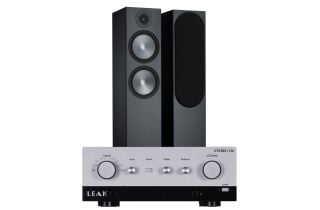 LEAK Stereo 130 Integrated Amplifier with Monitor Audio Bronze 500 Speakers (6th Gen)