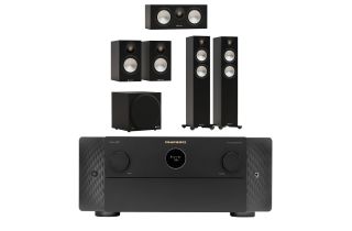 Marantz CINEMA 40 9.4 Channel AV Receiver with Monitor Audio Bronze 300 7G 5.1 Speaker Package
