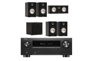 Denon AVC-X3800H 9.4 Ch. 8K AV Receiver with HEOS Built-in with Monitor Audio Bronze 50 7G 5.1 Speaker Package