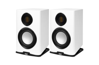 Elac Carina Bookshelf Speakers - Satin White