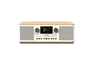 Pure Classic C-D6 Radio/CD Player - Cotton White/Oak