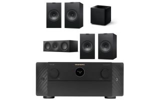 Marantz CINEMA 40 9.4 Channel AV Receiver with KEF Q350 5.1 Speaker Package