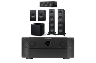 Marantz CINEMA 40 9.4 Channel AV Receiver with KEF Q750 5.1 Speaker Package