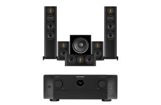 Marantz CINEMA 50 9.4 Channel AV Receiver with Wharfedale Evo 5.3 AV Speaker Pack