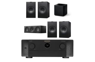 Marantz CINEMA 50 9.4 Channel AV Receiver with KEF Q350 5.1 Speaker Package