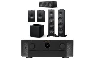 Marantz CINEMA 50 9.4 Channel AV Receiver with KEF Q750 5.1 Speaker Package