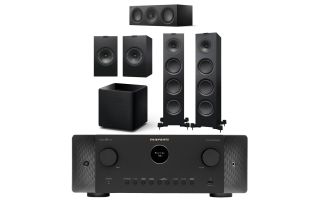 Marantz CINEMA 60 DAB 7.2 Channel AV Receiver with KEF Q750 5.1 Speaker Package