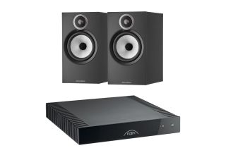 Naim CI UNITI 102 Streaming Amplifier with Bowers & Wilkins 606 S3 Standmount Speakers