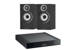 Naim CI UNITI 102 Streaming Amplifier with Bowers & Wilkins 607 S3 Standmount Speakers