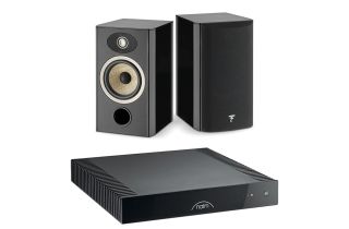 Naim CI UNITI 102 Streaming Amplifier with Focal Aria Evo X No1 Bookshelf Speakers