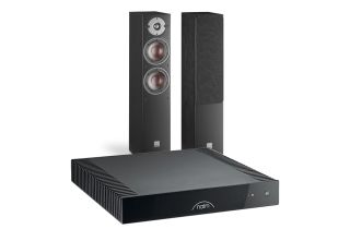 Naim CI UNITI 102 Streaming Amplifier with Dali Oberon 5 Floorstanding Speaker