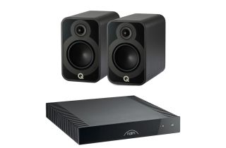 Naim CI UNITI 102 Streaming Amplifier with Q Acoustics 5020 Bookshelf Speakers