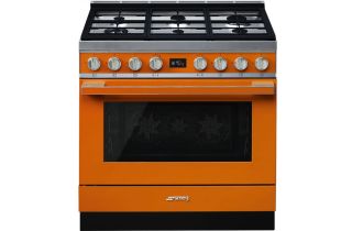 Smeg CPF9GP 90cm Range Cooker in Orange