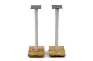 Atacama Apollo Cyclone 5 (515mm) Speaker Stands - White / Oak