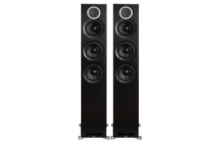 Elac Debut Reference DFR52 Floorstanding Speakers - Black/Walnut