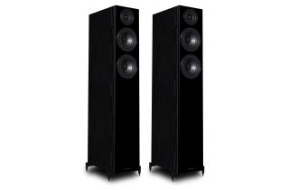 Wharfedale Diamond 12.4 Floorstanding Speakers - Black Oak