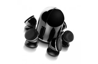 Manufacturer Refurbished - Focal Dôme 5.1 Pack - 5 Dôme & Dôme Sub - Diamond Black