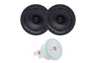Q Acoustics E300A Smart Hi-Fi Amplifier with Q Acoustics QI65C 6.5" In-Ceiling Speaker (Pair)
