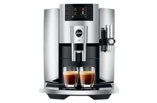 Jura E8 Bean to Cup Coffee Machine In Chrome 15363  