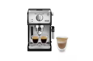 De'Longhi ECP35.31 Compact Manual Espresso Pump Coffee Machine - Black & Silver