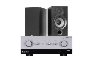 LEAK Stereo 130 Integrated Amplifier with Elac Debut B6.2 Bookshelf Speakers