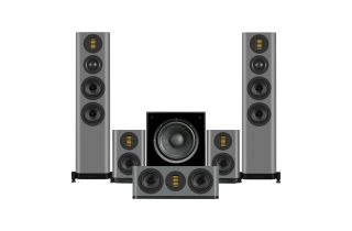 Wharfedale Evo 5.3 AV Speaker Pack - Lunar Grey