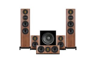 Wharfedale Evo 5.3 AV Speaker Pack - Walnut