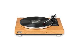 Rekkord F400 Advanced Fully Automatic Sub-Chassis Turntable - Cherry Wood Veneer