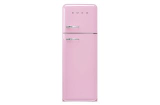 Smeg FAB30RPK5 60cm 50s Style Right Hand Hinge Freezer over Fridge - Pink