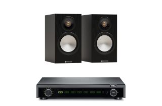 Fell Audio Fell Amp Integrated Amplifier with Monitor Audio Bronze 50 7G Bookshelf Speakers