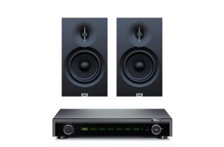 Fell Audio Fell Amp Integrated Amplifier with Elac Debut 3.0 DB63-BK Bookshelf Speakers