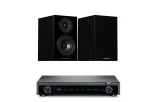 Fell Audio Fell Amp Integrated Amplifier with Wharfedale Diamond 12.1 Bookshelf Speakers