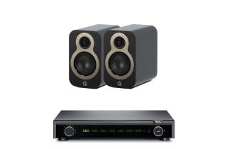 Fell Audio Fell Amp Integrated Amplifier with Q Acoustics 3010c Bookshelf Speakers