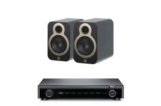 Fell Audio Fell Amp Integrated Amplifier with Q Acoustics 3020c Bookshelf Speakers