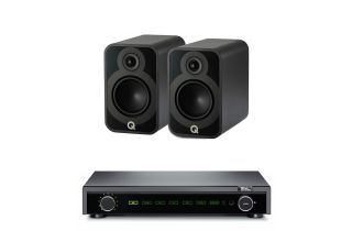 Fell Audio Fell Amp Integrated Amplifier with Q Acoustics 5020 Bookshelf Speakers