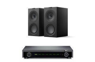 Fell Audio Fell Amp Integrated Amplifier with KEF Q Concerto META Bookshelf Speakers