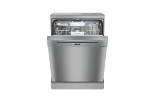 Miele G5310 SC Front Active Plus Freestanding Dishwasher - Clean Steel