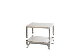 Solidsteel Hyperspike HP Prestige Ceramic 2-Shelf Hifi Rack - Natural Travertine