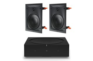 Sonos Amp with JBL B-6IW In-Wall Speakers