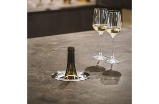Clearance - Kaelo Plus Integrated Wine Server - Curved in Brushed Stainless Steel
