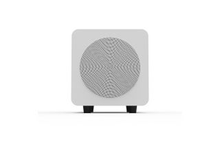 Kanto SUB6 Vinyl Subwoofer - Matte White with White Grill