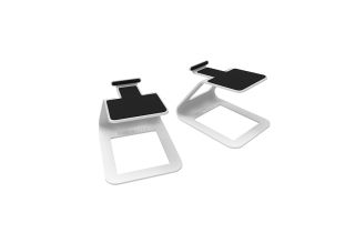 Kanto SE2 Elevated Desktop Speaker Stands - White