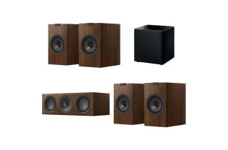 KEF Q1 Meta AV 5.1 Speaker Package - Walnut