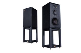 Wharfedale Linton Heritage Standmount Speakers with Matching Stands - Black Oak