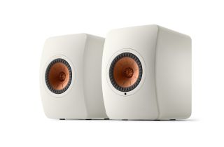 KEF LS50 Wireless II Bookshelf Speakers - Mineral White