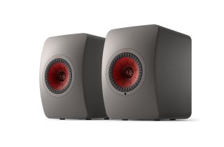 KEF LS50 Wireless II Bookshelf Speakers - Titanium Grey