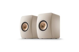 KEF LS50 Meta Bookshelf Speakers - Sand Shell