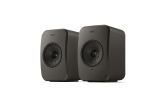 KEF LSX II LT Wireless Bookshelf Speakers - Graphite Grey